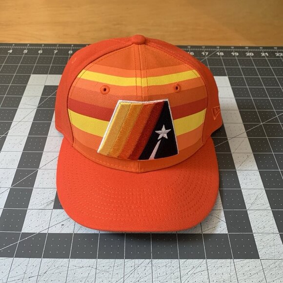 New Era Hat Mens 7 Club Launch Pack Hatclub x Houston Astros Prototype Logo Cap - Picture 2 of 9
